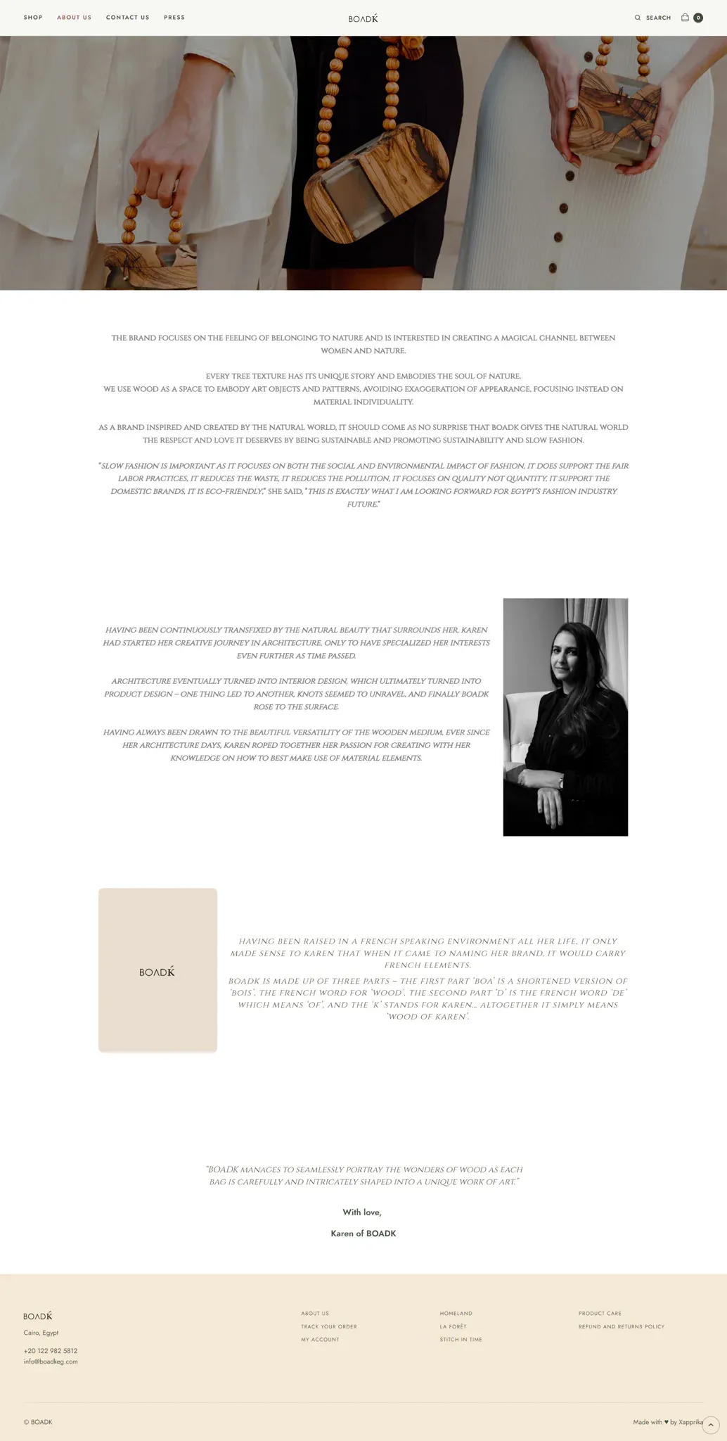 Boadk product interface 3
