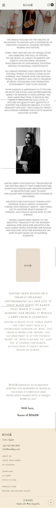 Boadk product interface 8