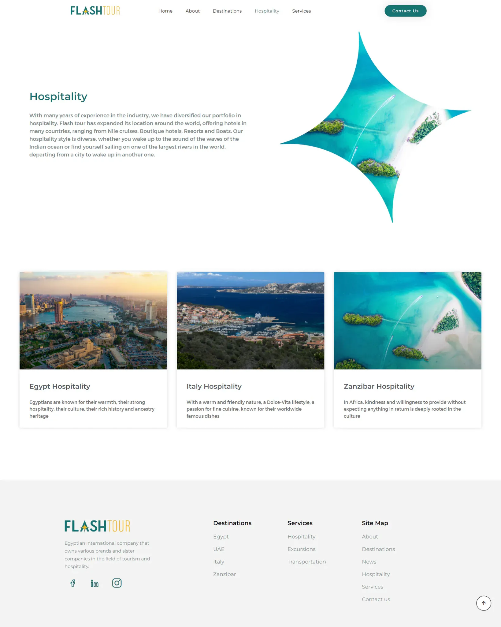 Flash Tour product interface 4
