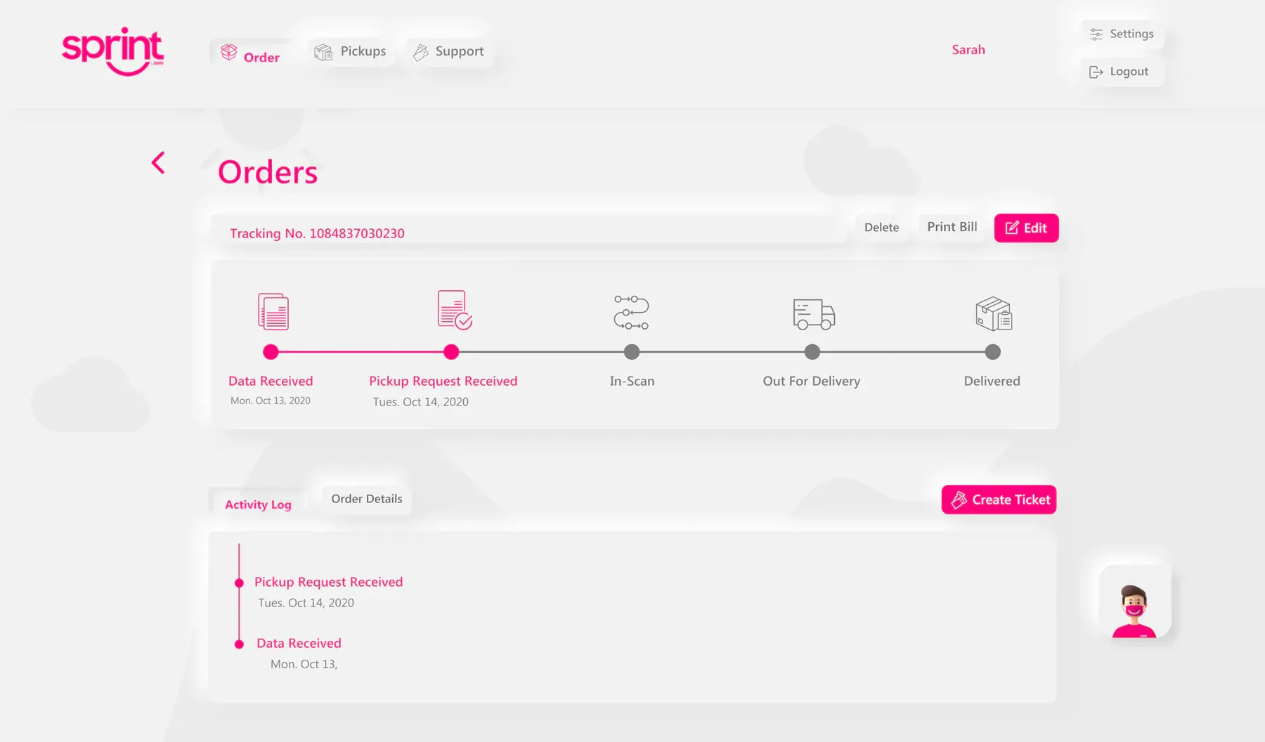 Sprint product interface 3